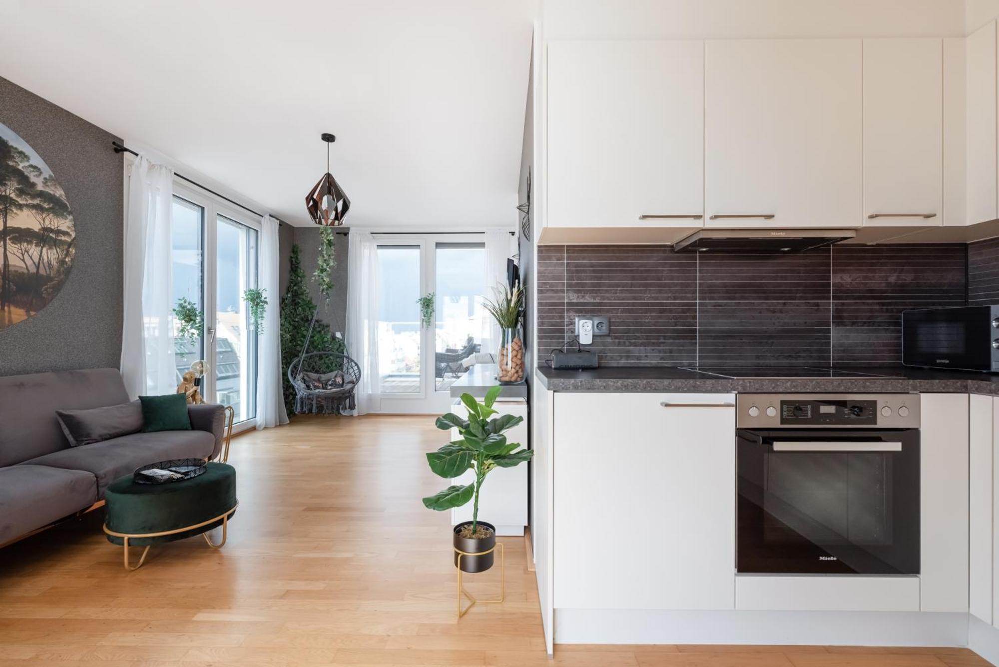 Apartment Mit Traumhafter Dachterrasse & Weitblick Vídeň Exteriér fotografie