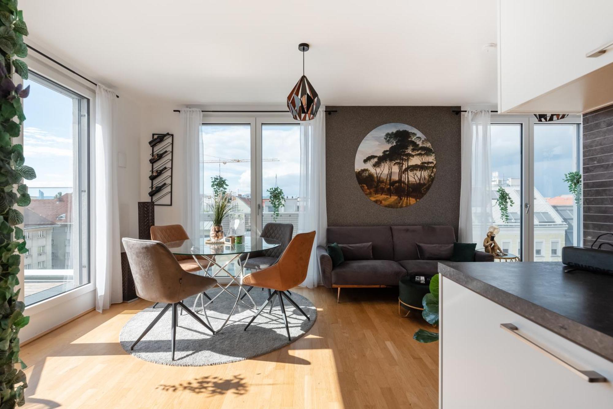 Apartment Mit Traumhafter Dachterrasse & Weitblick Vídeň Exteriér fotografie