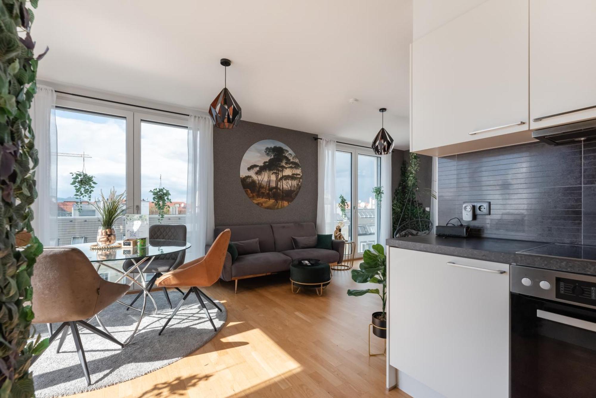 Apartment Mit Traumhafter Dachterrasse & Weitblick Vídeň Exteriér fotografie