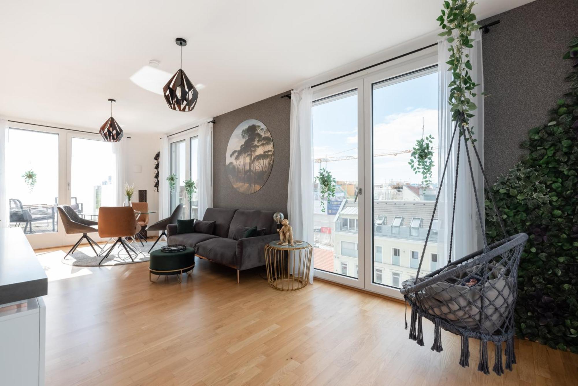 Apartment Mit Traumhafter Dachterrasse & Weitblick Vídeň Exteriér fotografie