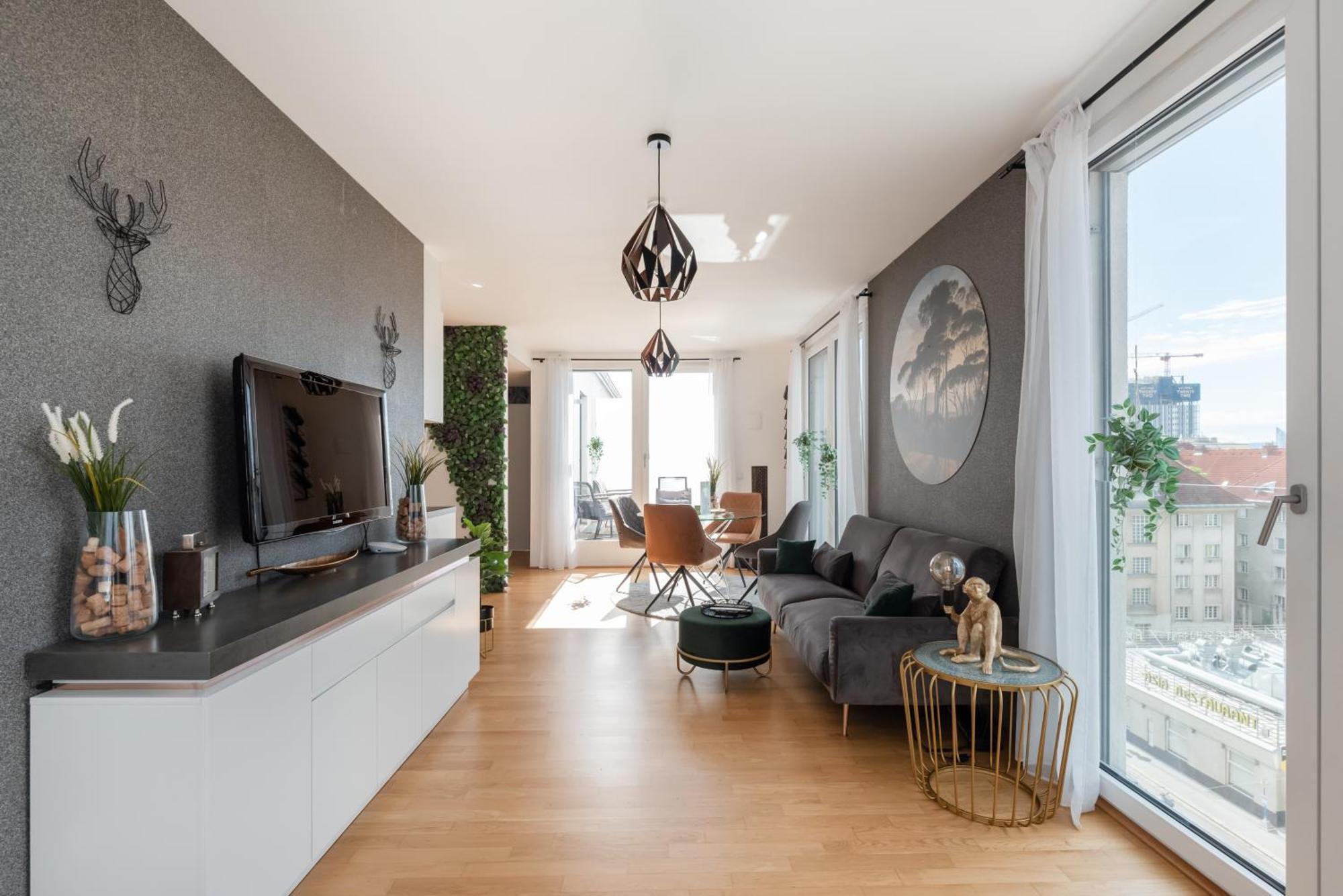 Apartment Mit Traumhafter Dachterrasse & Weitblick Vídeň Exteriér fotografie